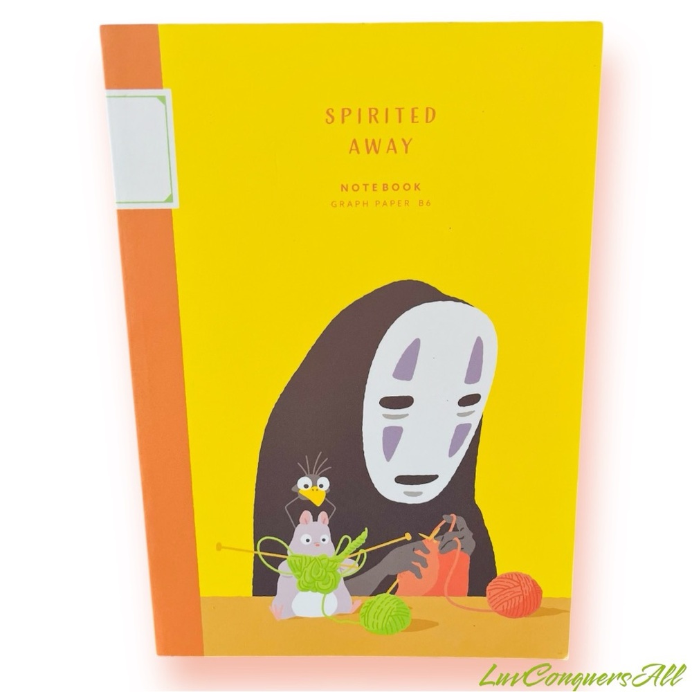 Studio Ghibli Spirited Away No-Face Graph Mini Thin Journal